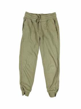 H&M Boys Cotton Fleece Jogger Sweatpants Olive Green size 12